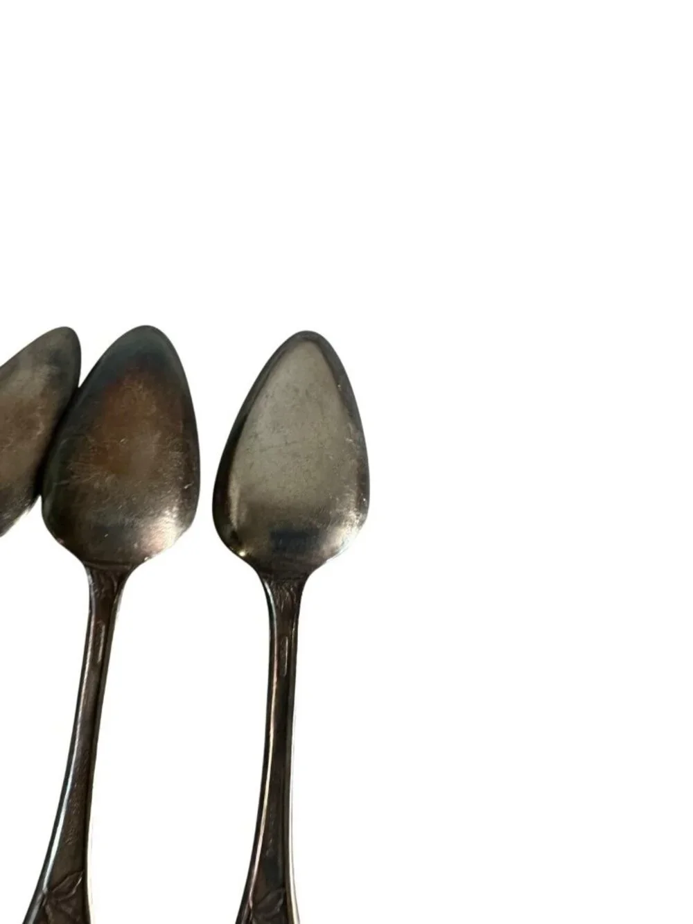 Antique 1910 Rogers & Son AA Sunkist Pattern Set Of 6 Spoons Silverplate
